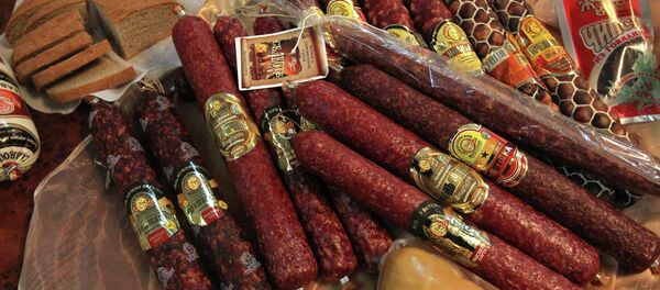 Белорусская мясная продукция Белорусская мясная продукция - Sputnik Беларусь