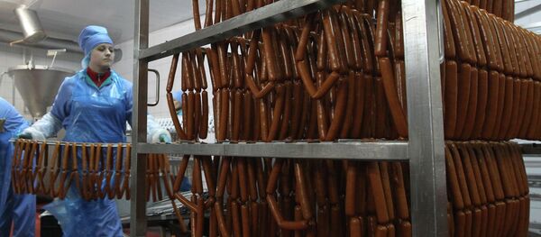 Продукция мясокомбината - Sputnik Беларусь