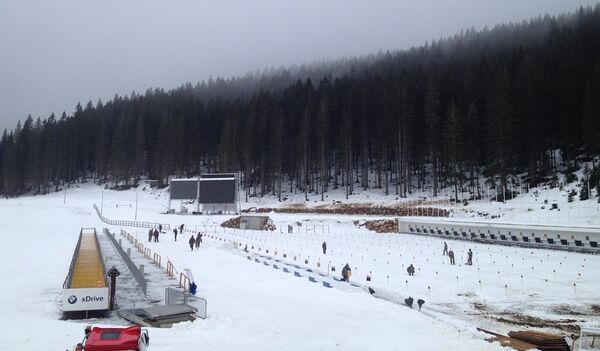 Лыжный стадион в Поклюке - Sputnik Беларусь