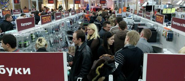 Ажиотаж в магазинах  - Sputnik Беларусь