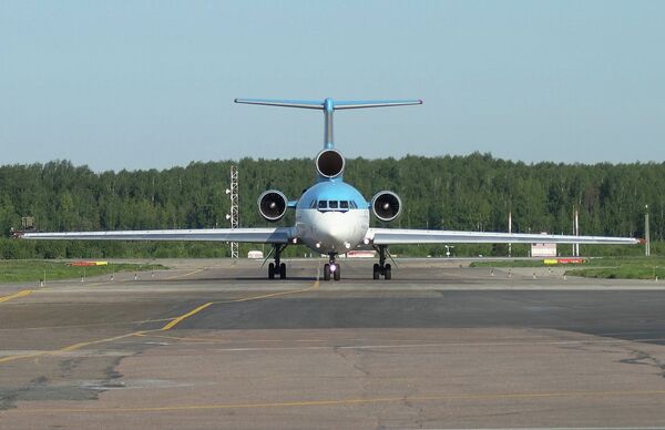 Самолет Як-42Д в аэропорту Стригино, архивное фото - Sputnik Беларусь