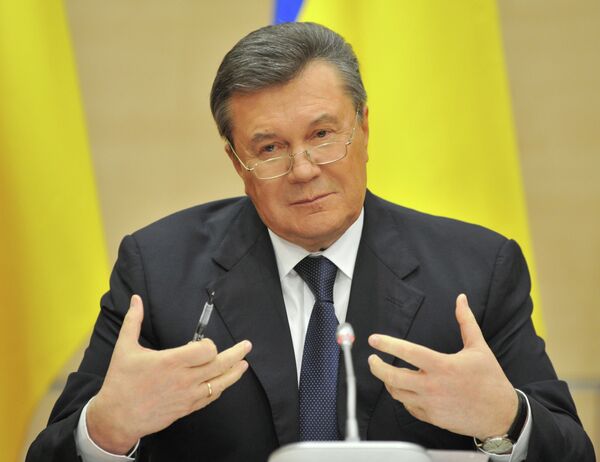 Пресс-конференция Виктора Януковича в Ростове-на-Дону - Sputnik Беларусь
