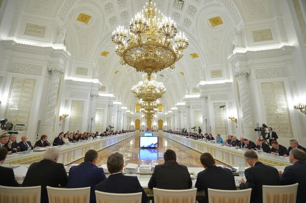 В.Путин провел совместное заседание Госсовета и Совета по культуре и искусству - Sputnik Беларусь