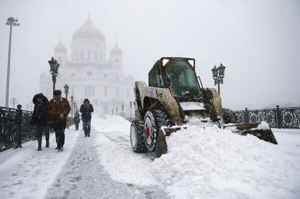 Снегопад в Москве - Sputnik Беларусь