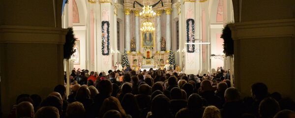 Рождество в архикафедральном соборе Имени Пресвятой Девы Марии - Sputnik Беларусь