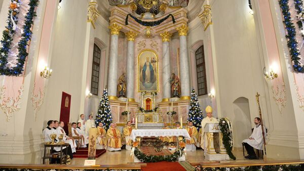 Рождество в архикафедральном соборе Имени Пресвятой Девы Марии - Sputnik Беларусь