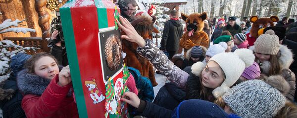 Резиденция Деда Мороза в Беловежской пуще - Sputnik Беларусь