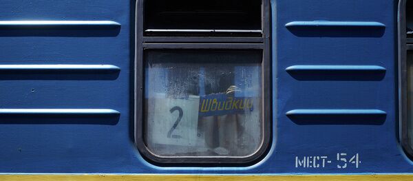 Украинский поезд, архивное фото - Sputnik Беларусь