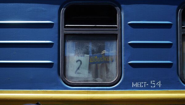 Украинский поезд, архивное фото - Sputnik Беларусь