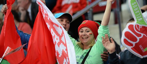 Хоккей. Чемпионат мира. Матч Латвия - Беларусь Хоккей. Чемпионат мира. Матч Латвия - Беларусь - Sputnik Беларусь