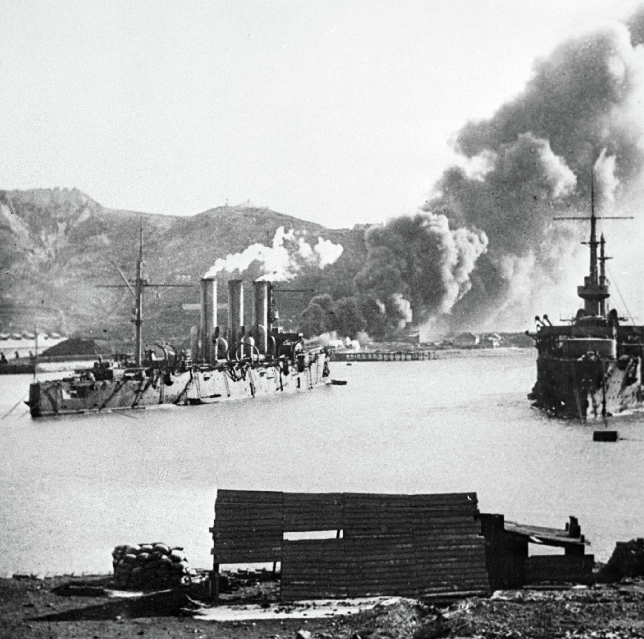 Нападение на порт. Оборона порт-Артура 1904.