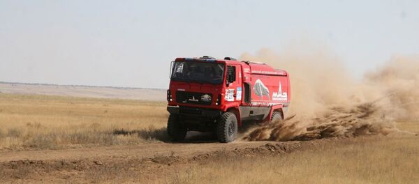 Машина команды МАЗ-СПОРТавто Машина команды МАЗ-СПОРТавто - Sputnik Беларусь