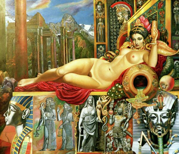 Репродукция картины Аллегория искусства - Sputnik Беларусь