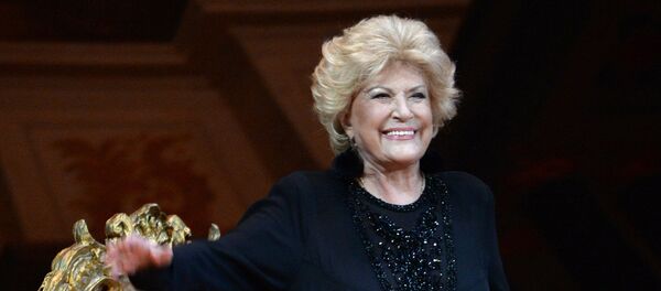 Елена Образцова на концерте Оперный бал, посвященном своему 75-летнему юбилею, архивное фото Елена Образцова на концерте Оперный бал, посвященном своему 75-летнему юбилею, архивное фото - Sputnik Беларусь