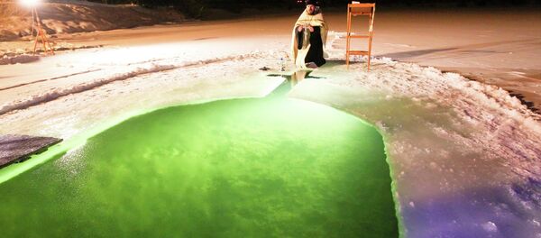 Крещенская прорубь - Sputnik Беларусь