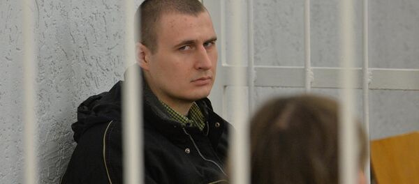 Обвиняемый в убийстве Юлии Соломатиной Павел Цинявский - Sputnik Беларусь