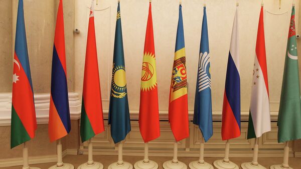 Флаги стран-участниц СНГ, архивное фото - Sputnik Беларусь