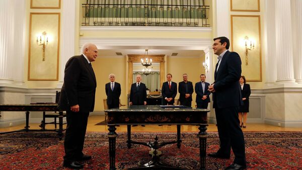 Новый премьер Греции принимает присягу - Sputnik Беларусь