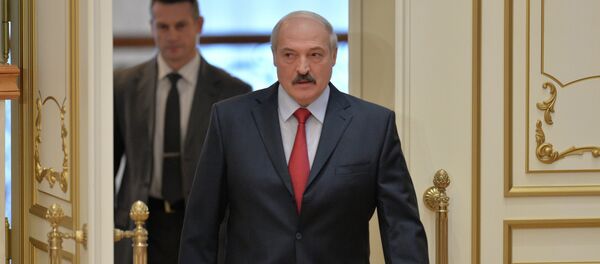 Александр Лукашенко перед началом пресс-конференции 29 января 2015 года - Sputnik Беларусь