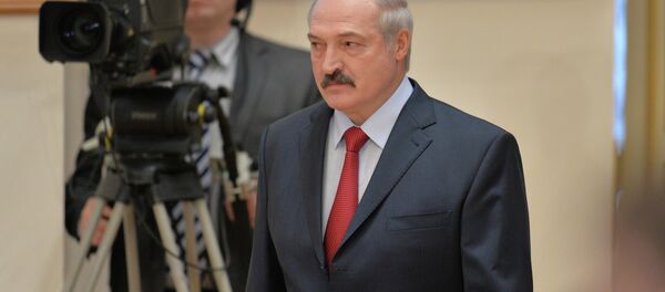 Александр Лукашенко перед началом пресс-конференции 29 января 2015 года - Sputnik Беларусь