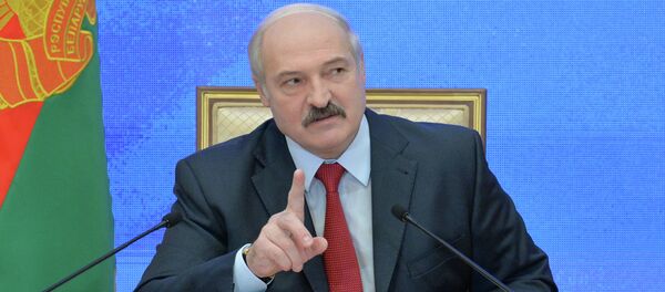 Александр Лукашенко на пресс-конференции 29 января 2015 года - Sputnik Беларусь