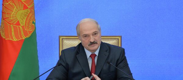 Александр Лукашенко на пресс-конференции 29 января 2015 года - Sputnik Беларусь