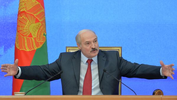 Александр Лукашенко на пресс-конференции 29 января 2015 года - Sputnik Беларусь