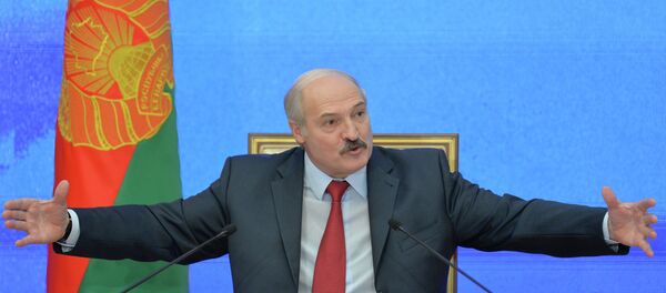 Александр Лукашенко на пресс-конференции 29 января 2015 года - Sputnik Беларусь