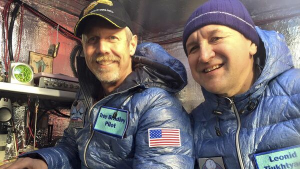 Российско-американского экипаж воздушного шара Два орла (Two Eagles) - Sputnik Беларусь