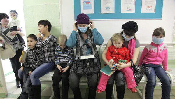 Работа детской поликлиники в период эпидемии гриппа - Sputnik Беларусь