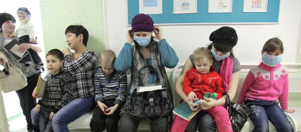 Работа детской поликлиники в период эпидемии гриппа - Sputnik Беларусь