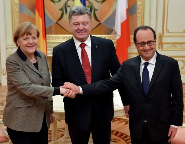 Визит руководителей Франции и Германии в Киев - Sputnik Беларусь