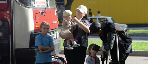 Беженцы из Донецка - Sputnik Беларусь