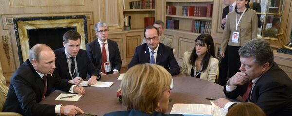 Встреча в нормандском формате, архивное фото Встреча в нормандском формате, архивное фото - Sputnik Беларусь