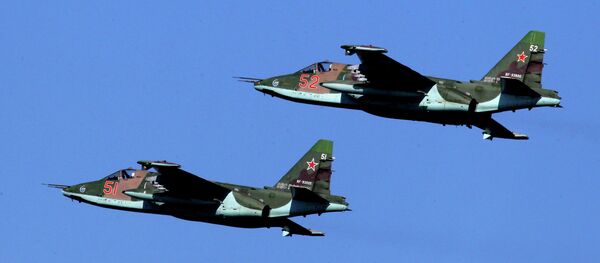 Штурмовики Су-25 Грач российских ВВС - Sputnik Беларусь