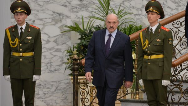 Александр Лукашенко встречает участников саммита - Sputnik Беларусь