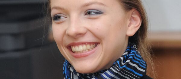 Гимнастка Мелитина Станюта Гимнастка Мелитина Станюта - Sputnik Беларусь