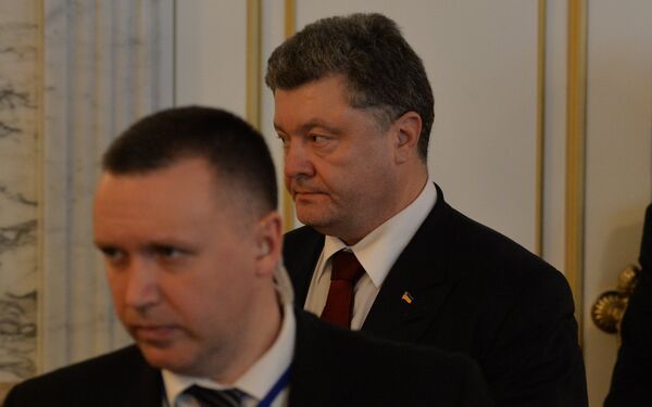Петр Порошенко на саммите в Минске - Sputnik Беларусь