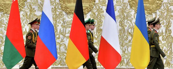 Солдаты роты почетного караула на саммите в Минске - Sputnik Беларусь