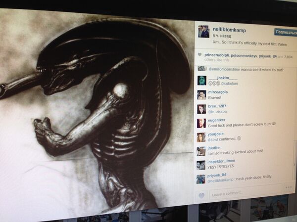 Скриншот из аккаунта Нила Бломкампа в Instagram - Sputnik Беларусь