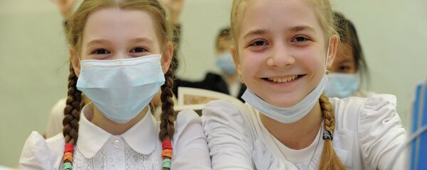 Дети в масках - Sputnik Беларусь