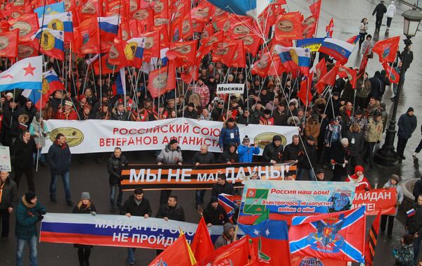 Шествие и митинг движения Антимайдан - Sputnik Беларусь