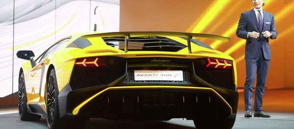 Lamborghini Aventador Superveloce на автосалоне в Женеве - Sputnik Беларусь