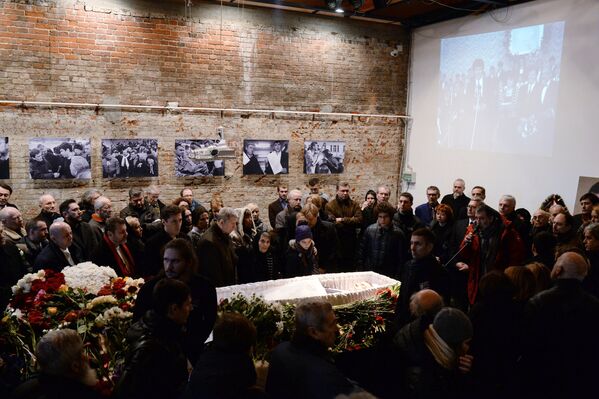 Прощание с политиком Борисом Немцовым в Москве - Sputnik Беларусь