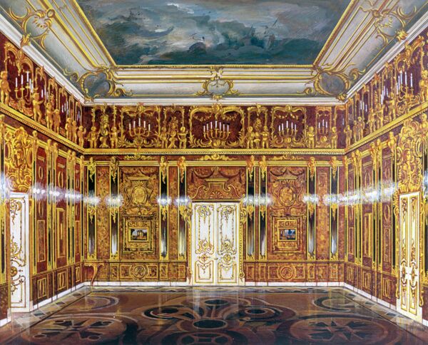 Макет Янтарной комнаты Макет Янтарной комнаты - Sputnik Беларусь