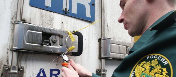 Работа таможенного поста в России - Sputnik Беларусь