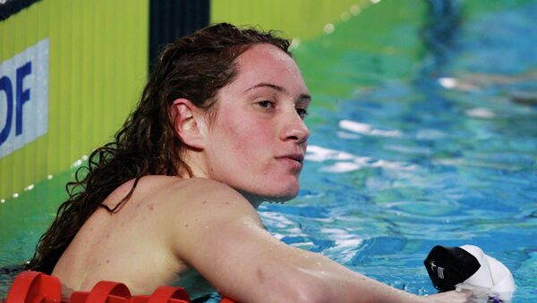Член олимпийской сборной Франции по плаванию Камиль Мюффа - Sputnik Беларусь