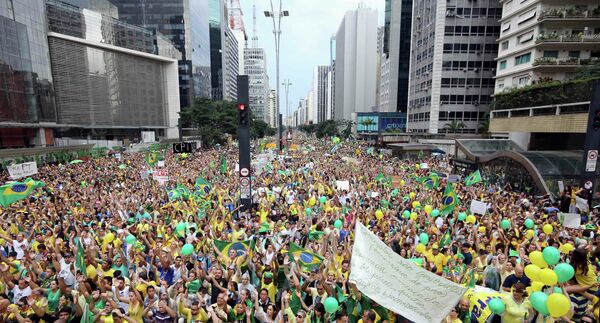 Массовые протесты в Бразилии  - Sputnik Беларусь