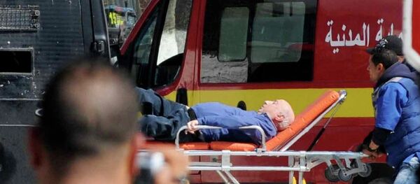 Пострадавший во время теракта в Национальном музее Туниса - Sputnik Беларусь