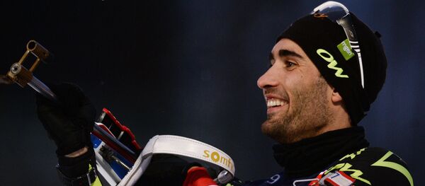 Французский биатлонист Мартен Фуркад  - Sputnik Беларусь